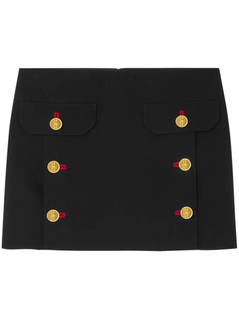Versace Medusa Head-button mini skirt - Black - zdjęcie produktu nr 1