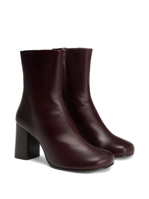 LEMAIRE Anatomic block-heel round-toe boots - Brown - zdjęcie produktu nr 2