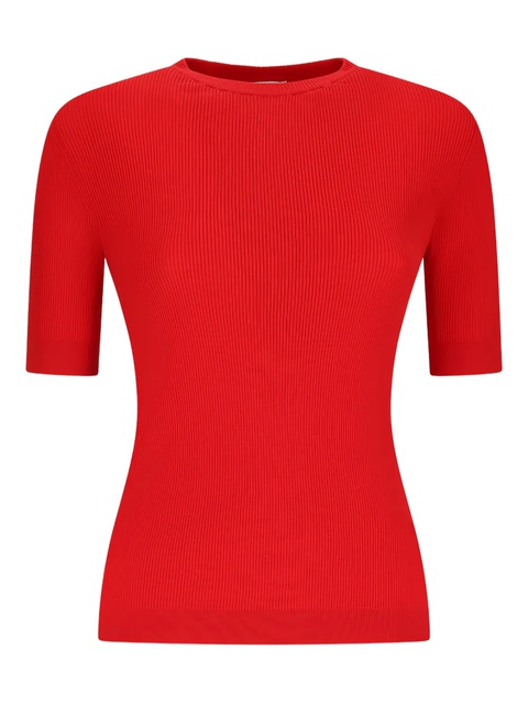 KHAITE Celina ribbed top - Red - zdjęcie produktu nr 2