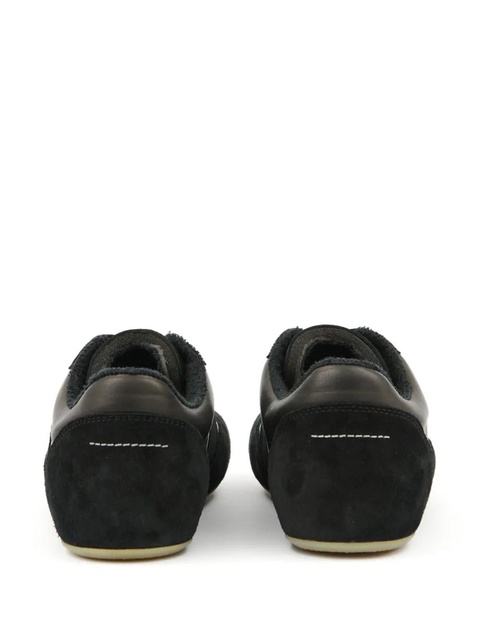 MM6 Maison Margiela leather sneakers - Black - zdjęcie produktu nr 2