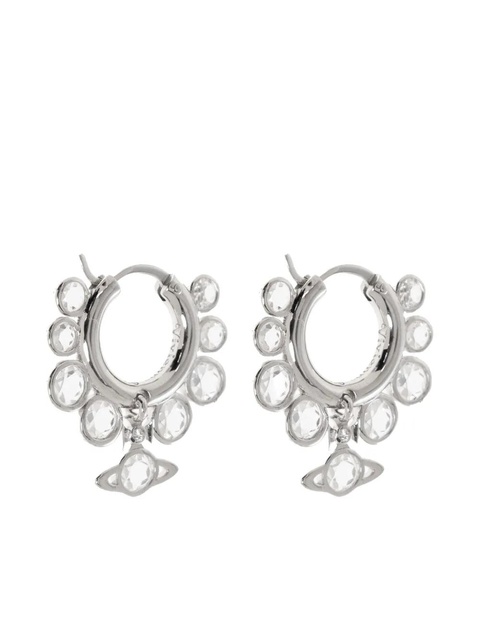 Vivienne Westwood Jenia hoop earrings - Silver - zdjęcie produktu nr 2