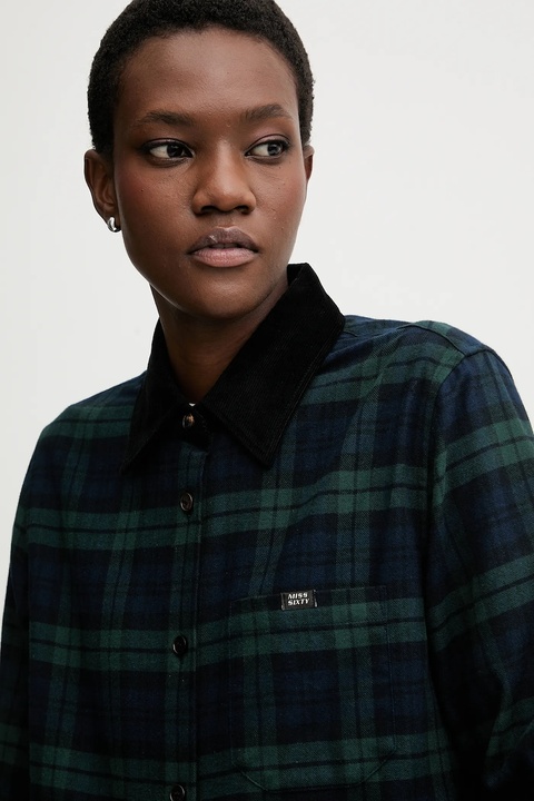 Miss Sixty koszula bawełniana damska kolor niebieski regular z kołnierzykiem klasycznym 6S4XJ08700 - zdjęcie produktu nr 2