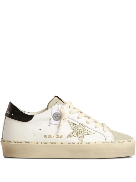 Golden Goose Hi Star leather sneakers - White - zdjęcie produktu nr 1