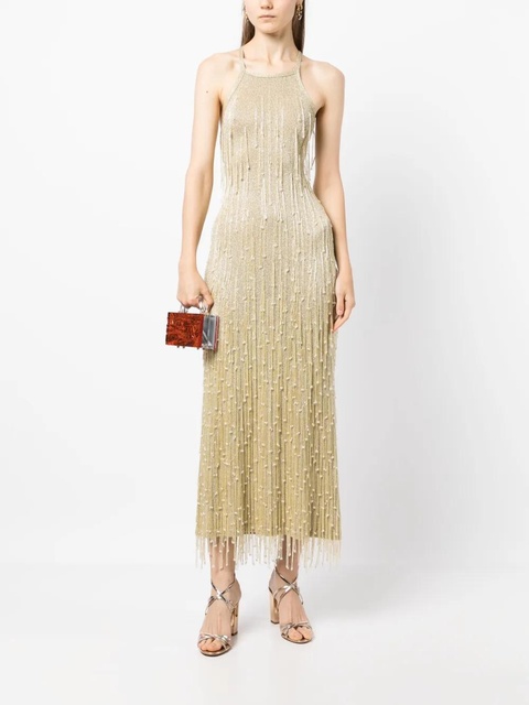 Cult Gaia Zion knitted dress - Gold - zdjęcie produktu nr 2