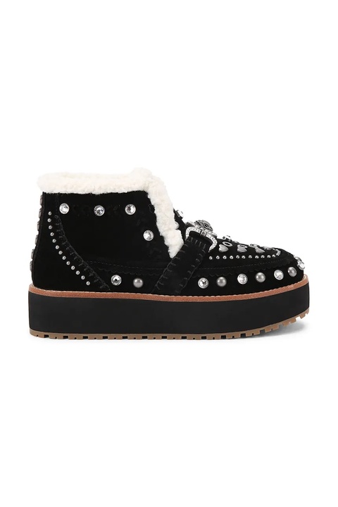 Kurt Geiger London śniegowce zamszowe Mansion Cosy Boot kolor czarny 4993900029 - zdjęcie produktu nr 2