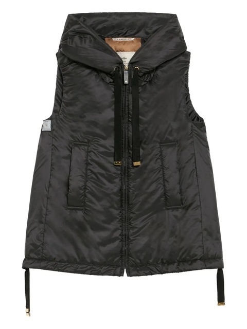 Max Mara hooded quilted gilet - Black - zdjęcie produktu nr 1