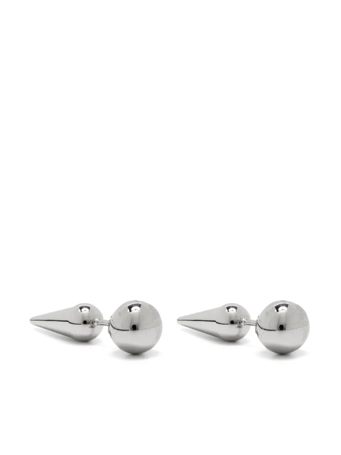 Jil Sander spike-stud earrings - Silver - zdjęcie produktu nr 1