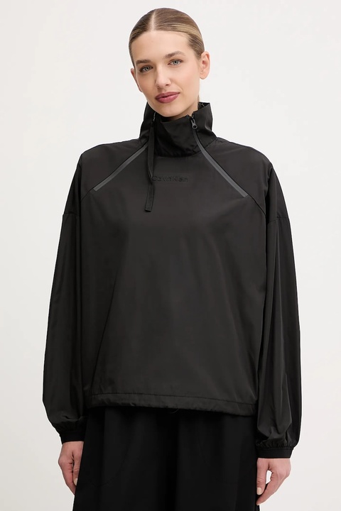 Calvin Klein Performance kurtka kolor czarny przejściowa oversize LVGWF5J405 - zdjęcie produktu nr 1