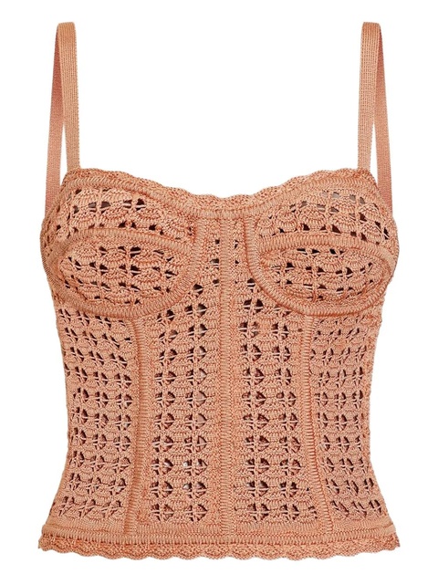 Dolce & Gabbana crochet-knit top - Neutrals - zdjęcie produktu nr 1