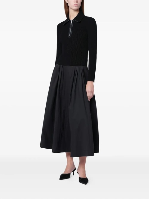 Simkhai zip collared polo shirt - Black - zdjęcie produktu nr 2