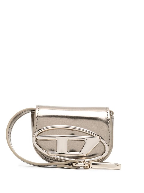 Diesel 1DR leather bag charm - Brown - zdjęcie produktu nr 1