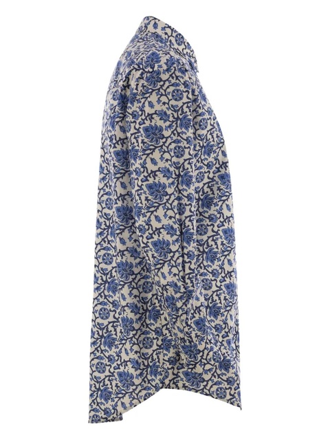 MC2 Saint Barth brigitte floral shirt - Neutrals - zdjęcie produktu nr 2