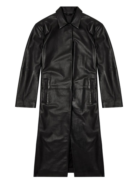 Diesel Lancelot leather coat - Black - zdjęcie produktu nr 1