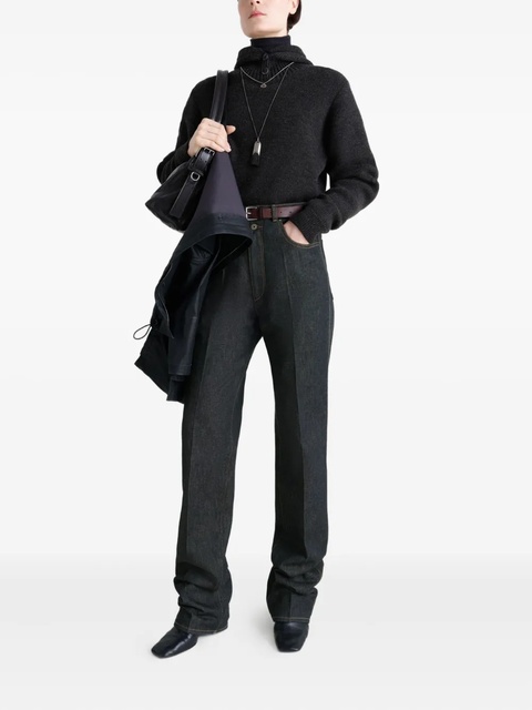 LEMAIRE high-waisted pleated trousers - Blue - zdjęcie produktu nr 2