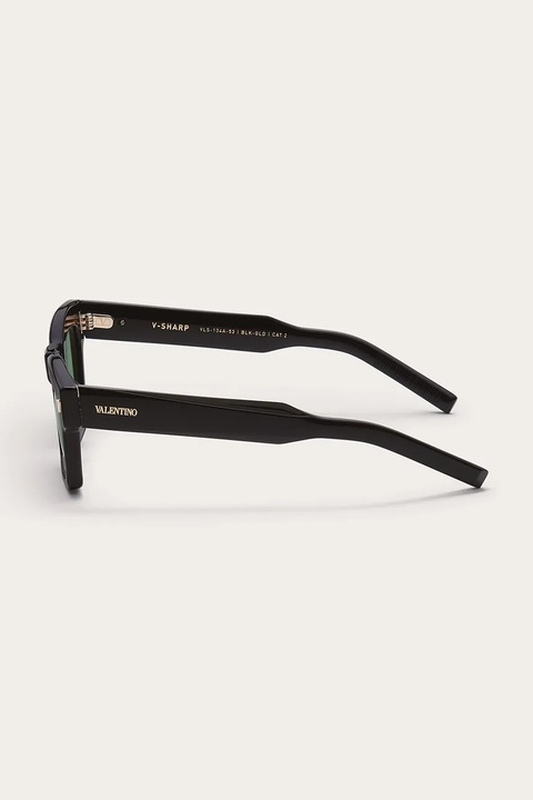 Valentino okulary przeciwsłoneczne V - SHARP kolor czarny VLS.134A - zdjęcie produktu nr 2