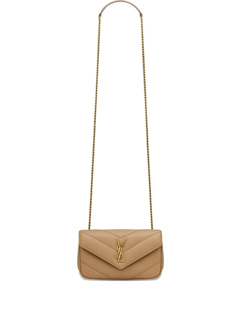 Saint Laurent mini Loulou crossbody bag - Neutrals - zdjęcie produktu nr 1