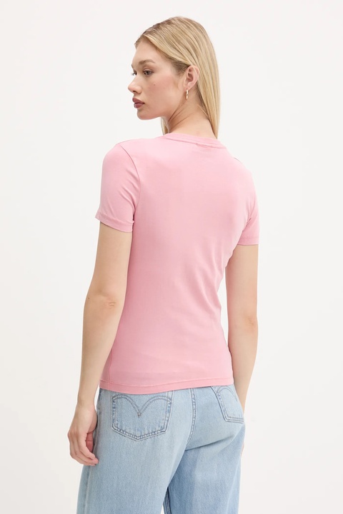 Desigual t-shirt AMBER damski kolor różowy 25WWTK07 - zdjęcie produktu nr 2