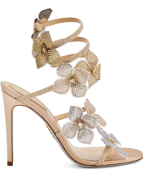 René Caovilla 105mm Floriane sandals - Neutrals - zdjęcie produktu nr 1