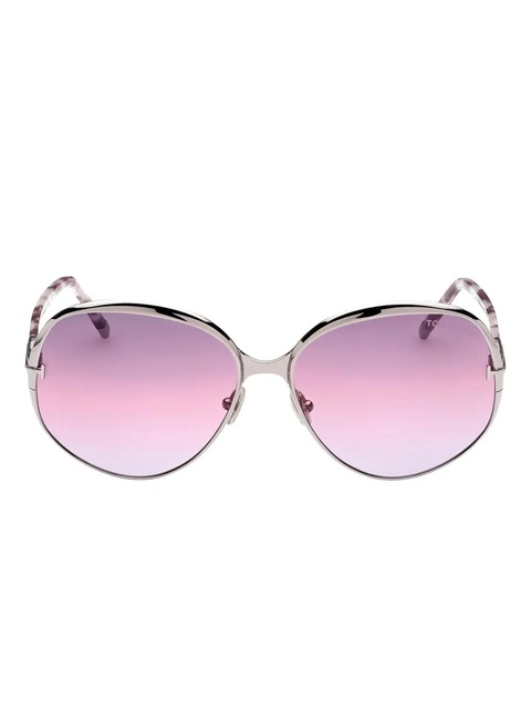 TOM FORD Eyewear round-frame sunglasses - Silver - zdjęcie produktu nr 1
