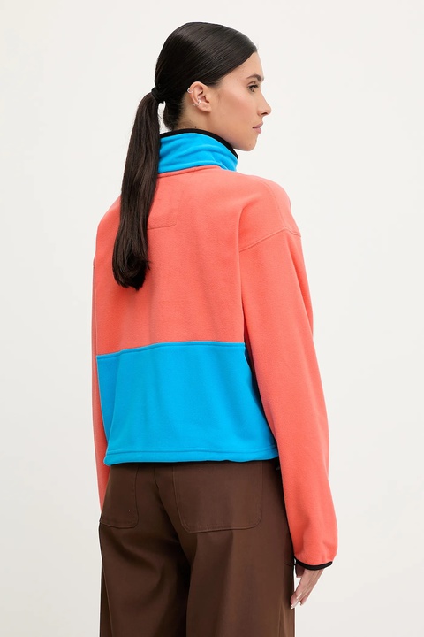 Columbia bluza polarowa Backbowl II FZ Fleece kolor niebieski wzorzysta 2092163 - zdjęcie produktu nr 2