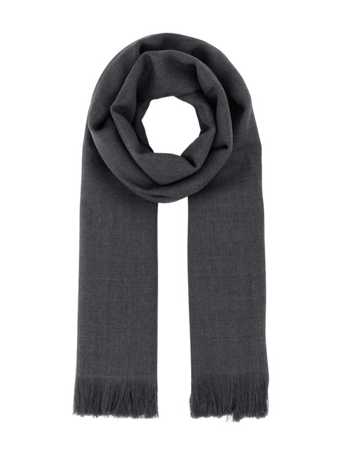 Weekend Max Mara fringed-trim scarf - Grey - zdjęcie produktu nr 1