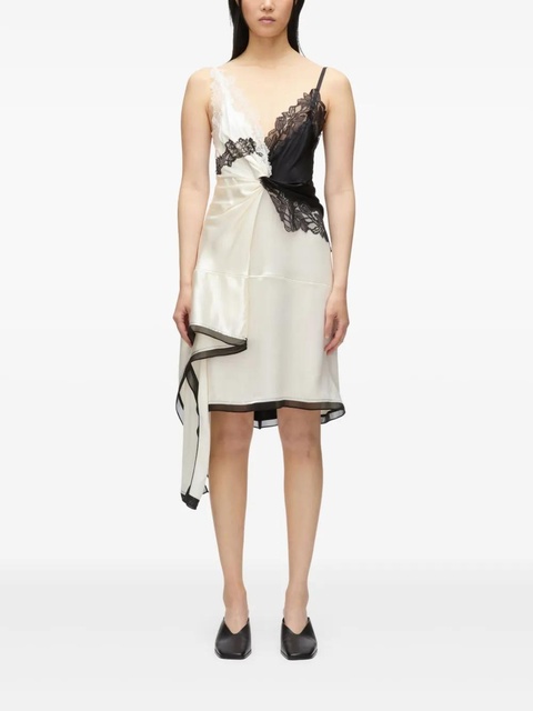 3.1 Phillip Lim asymmetric slip dress - White - zdjęcie produktu nr 2