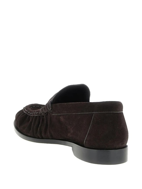 Saint Laurent Le Loafer suede loafers - Brown - zdjęcie produktu nr 1