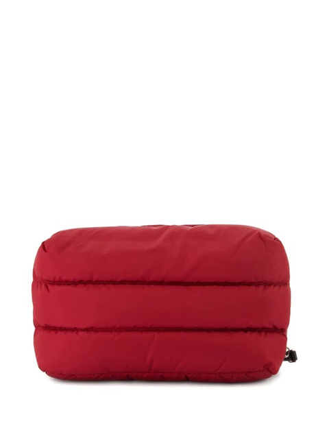 Moncler Caradoc quilted logo-plaque beauty case - Red - zdjęcie produktu nr 2