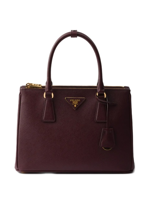 Prada medium Galleria Saffiano-leather tote bag - Red - zdjęcie produktu nr 1