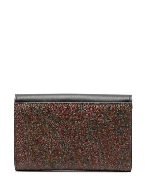 ETRO Essential paisley-print leather wallet - Black - zdjęcie produktu nr 1
