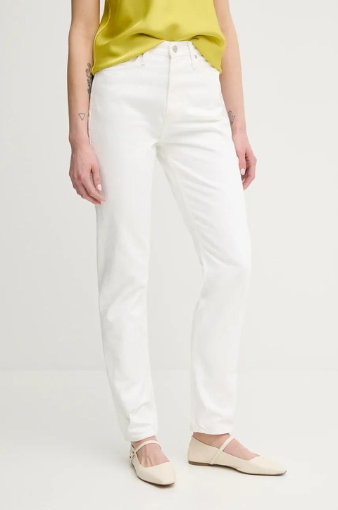 Calvin Klein Jeans jeansy damskie kolor biały J20J225136 - zdjęcie produktu nr 1