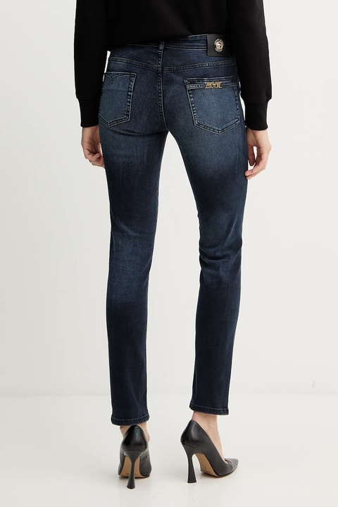 Versace Jeans Couture jeansy damskie kolor niebieski 79HAB5K1 CDWAB - zdjęcie produktu nr 2