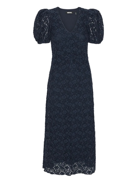 ROTATE BIRGER CHRISTENSEN puff-sleeve lace midi dress - Blue - zdjęcie produktu nr 1