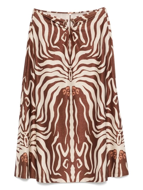 Johanna Ortiz Keel midi skirt - Brown - zdjęcie produktu nr 1