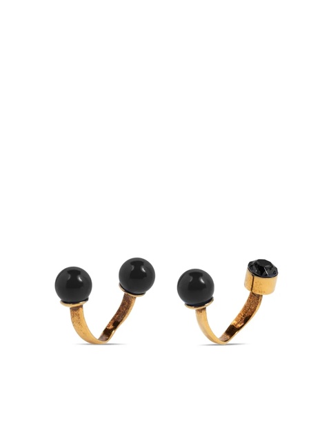 DRIES VAN NOTEN open rings (set of two) - Gold - zdjęcie produktu nr 1