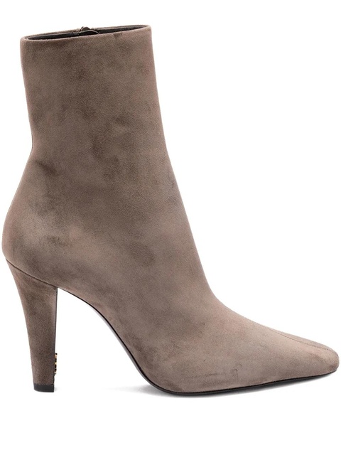 Saint Laurent suede ankle boots - Grey - zdjęcie produktu nr 1