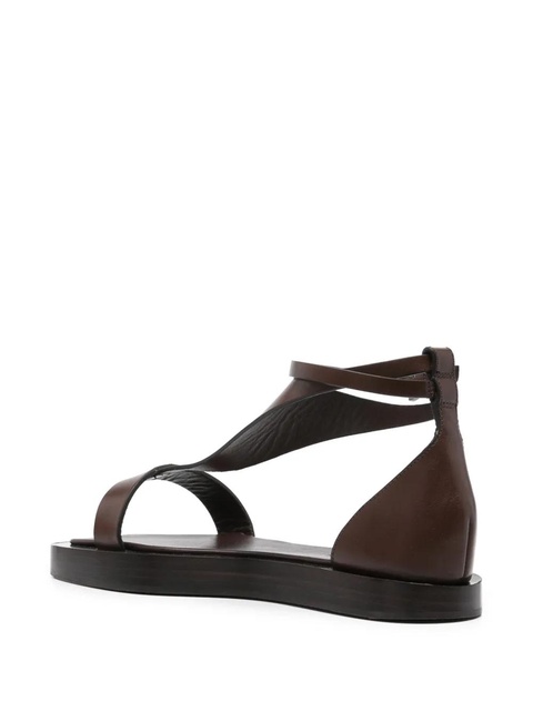 Max Mara leather sandals - Brown - zdjęcie produktu nr 2