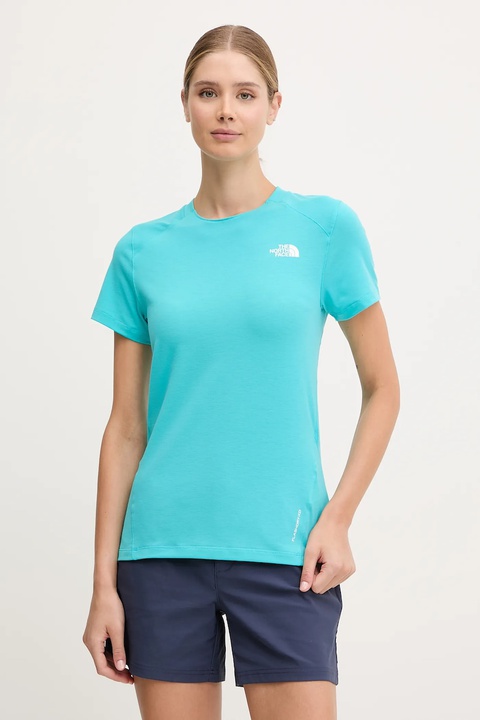 The North Face t-shirt sportowy Lightning Alpine kolor turkusowy NF0A8BT56IB1 - zdjęcie produktu nr 1