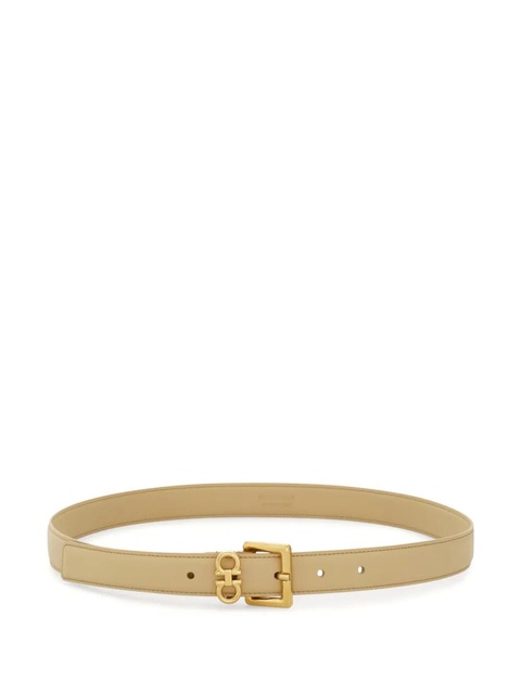 Ferragamo Double Gancini belt - Neutrals - zdjęcie produktu nr 1