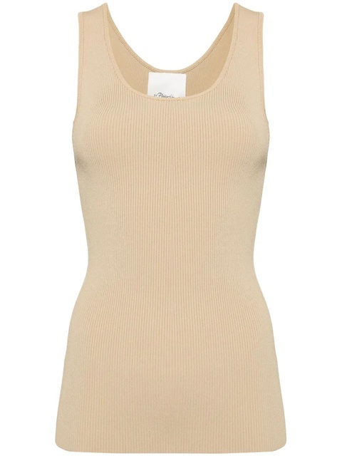 3.1 Phillip Lim ribbed tank top - Neutrals - zdjęcie produktu nr 1