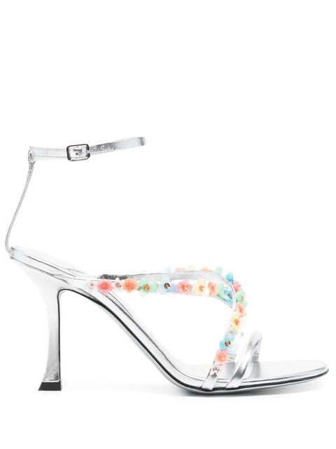 Jimmy Choo 100mm Blanche sandals - Silver - zdjęcie produktu nr 1
