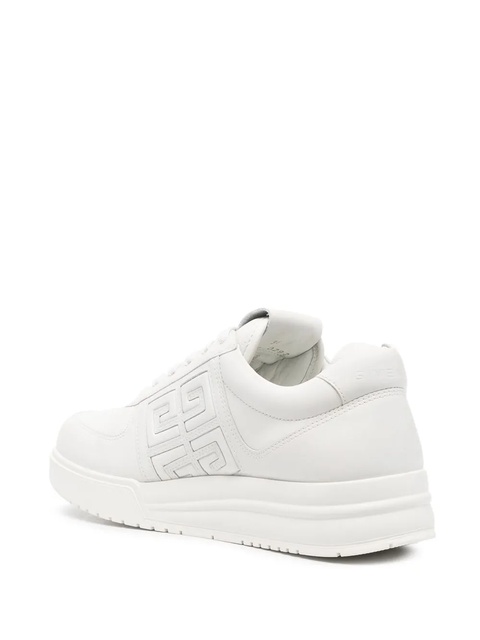 Givenchy White G4 Leather Low-Top Sneakers - zdjęcie produktu nr 2