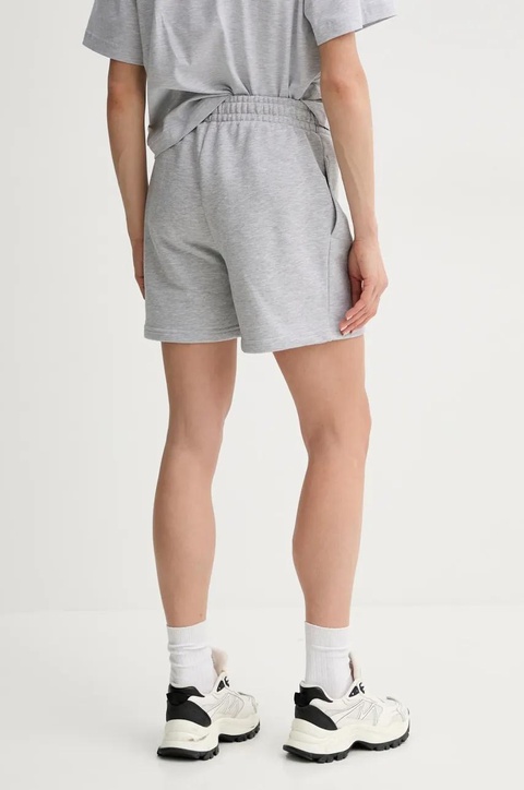 La Mania szorty damskie kolor szary melanżowe high waist TIDE - zdjęcie produktu nr 2