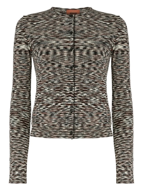 Missoni patterned wool-blend cardigan - Black - zdjęcie produktu nr 1