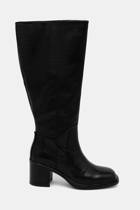 Vagabond Shoemakers kozaki skórzane MERYL damskie kolor czarny na słupku 6047-001-20 - zdjęcie produktu nr 2
