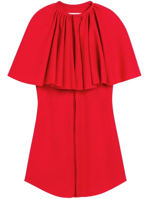 AMI Paris ruffled mini dress - Red - zdjęcie produktu nr 1