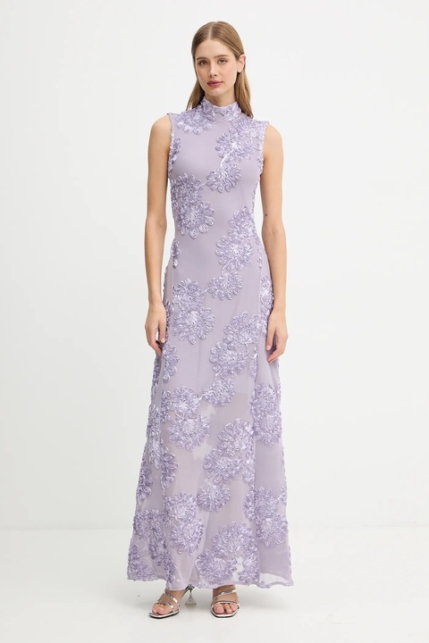 Rotate sukienka kolor fioletowy maxi dopasowana 1147971429 - zdjęcie produktu nr 1