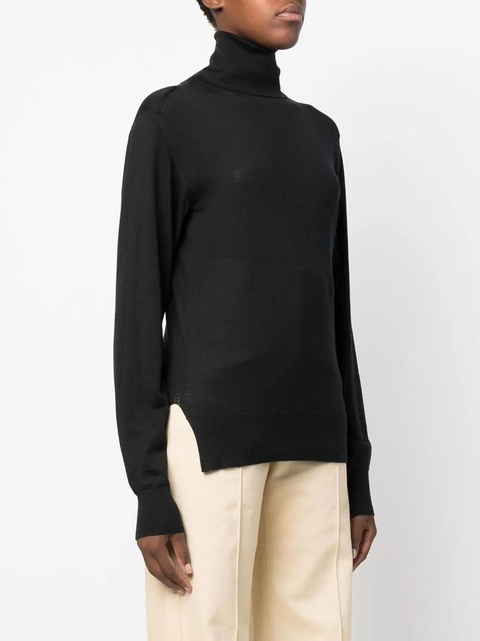 Jil Sander roll-neck long-sleeve jumper - Black - zdjęcie produktu nr 2