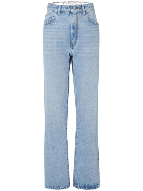 GCDS Chocker straight-leg jeans - Blue - zdjęcie produktu nr 1