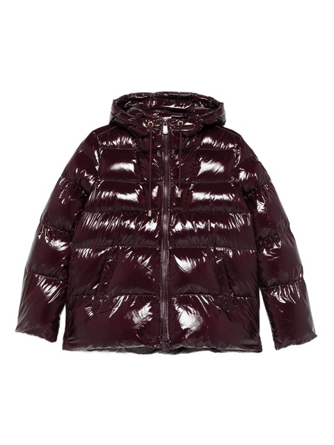 PINKO quilted hooded jacket - Purple - zdjęcie produktu nr 1